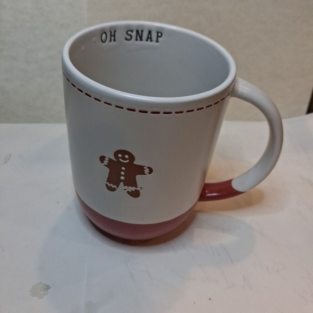Hot Chocolate Oh Snap Gingerbread Mug